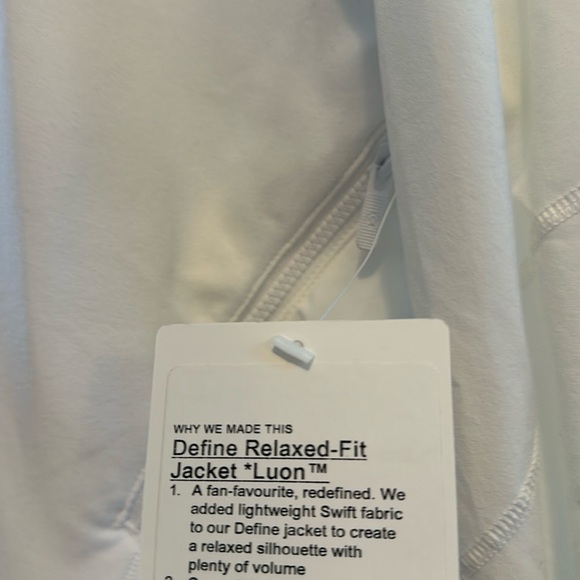 NEW w/tags - lululemon Define Relaxed-fit Jacket *Luon *FLASH SALE* - Picture 7 of 10